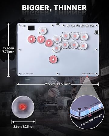 Sehawei Arcade Stick 13 Keys with Turbo and RGB for Gaming PC PS4 2 Sehawei Arcade Stick 13 Keys with Turbo and RGB for Gaming PC PS4 - Image 2