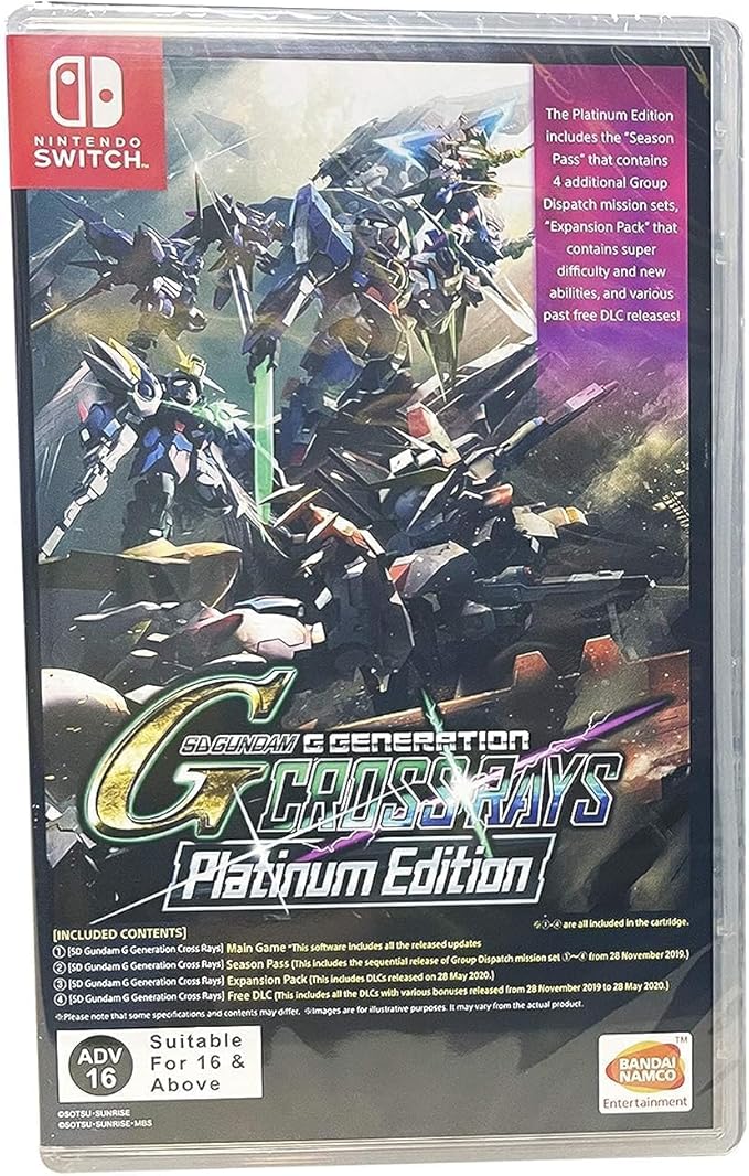 SD Gundam G Cross Rays Platinum Edition Import Game SD Gundam G Cross Rays Platinum Edition Import Game