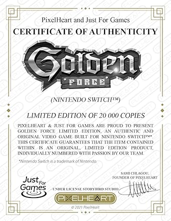 Golden Force for Nintendo Switch: Adventure Awaits for Gamers 2 Golden Force for Nintendo Switch: Adventure Awaits for Gamers - Image 2