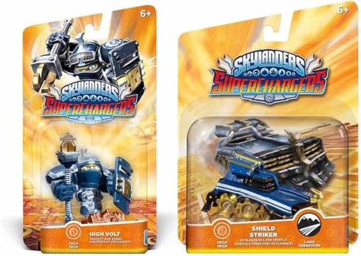Skylanders Superchargers High Volt Shield Striker Gaming Bundle