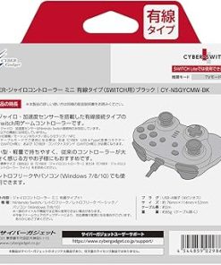Mini Wired Gyro Controller for Switch Black – Cyber Gaming Accessory 2 Mini Wired Gyro Controller for Switch Black – Cyber Gaming Accessory 2