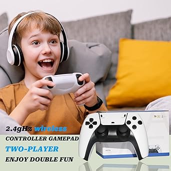 Hikonia Retro Game Console 20000 Games Plug Play 4K HDMI Dual Controllers 2 Hikonia Retro Game Console 20000 Games Plug Play 4K HDMI Dual Controllers - Image 2