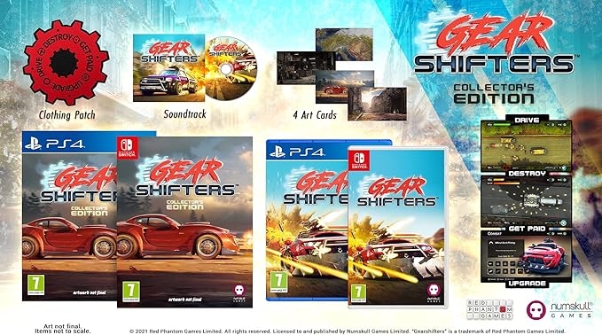 NUMSKULL GAMES Gearshifters Collector’s Edition (Nintendo Switch) NUMSKULL GAMES Gearshifters Collector's Edition (Nintendo Switch)