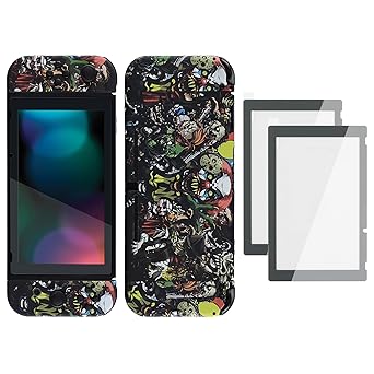 Colorful Border Screen Protector and DIY Full Set Shell for Nintendo Switch Colorful Border Screen Protector and DIY Full Set Shell for Nintendo Switch