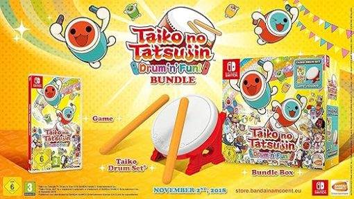 BANDAI NAMCO Entertainment Taiko No Tatsujin: Drum 'n' Fun! Bundle - Nintendo Switch