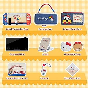 Kuitmor Switch Accessories Bundle for OLED with 11 Essential Items 2 Kuitmor Switch Accessories Bundle for OLED with 11 Essential Items - Image 2