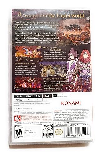 Getsufumaden Undying Moon Nintendo Switch Limited Run Edition Game 2 Getsufumaden Undying Moon Nintendo Switch Limited Run Edition Game - Image 2