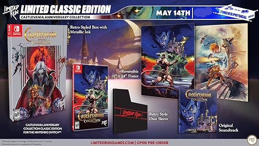 Castlevania Anniversary Collection Nintendo Switch Classic Edition 2 Castlevania Anniversary Collection Nintendo Switch Classic Edition - Image 2