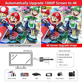 4K Game Console Upscaler for Nintendo Switch, Xbox, and More 2 4K Game Console Upscaler for Nintendo Switch, Xbox, and More - Image 2