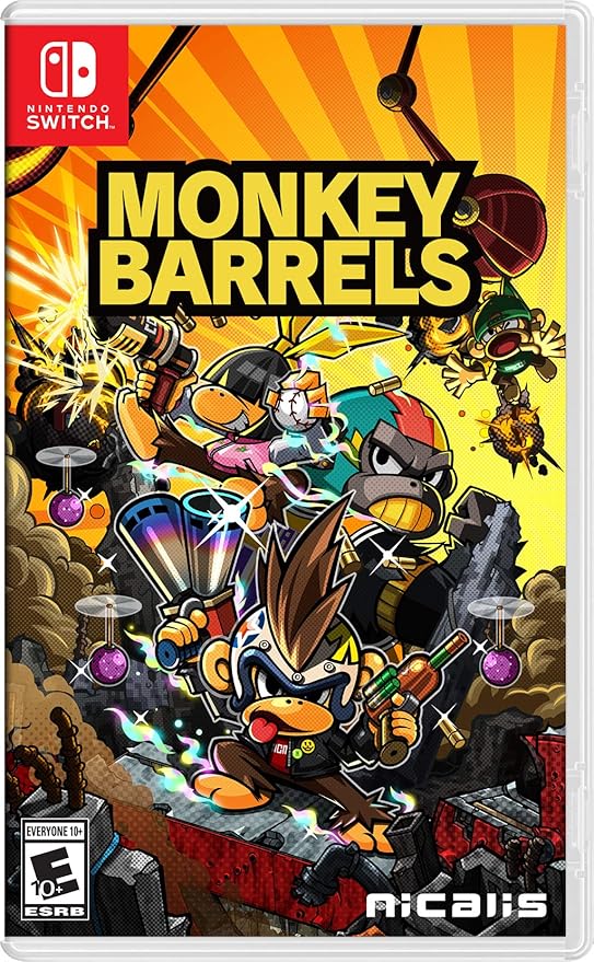Monkey Barrels for Nintendo Switch – Action-Packed Fun 2 Monkey Barrels for Nintendo Switch - Action-Packed Fun - Image 2