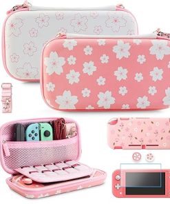 GLDRAM Nintendo Switch Lite Accessories with Carrying Case and Card Slots GLDRAM Nintendo Switch Lite Accessories with Carrying Case and Card Slots