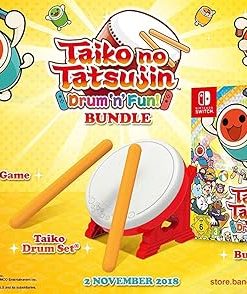 Taiko no Tatsujin Drum ‘n’ Fun! Bundle – Nintendo Switch Taiko no Tatsujin Drum ‘n’ Fun! Bundle – Nintendo Switch