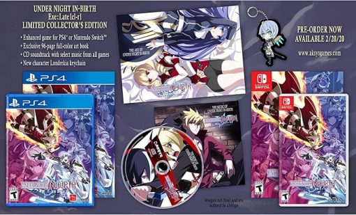 Under Night In-Birth Exe Late CL-R Nintendo Switch Collector Edition