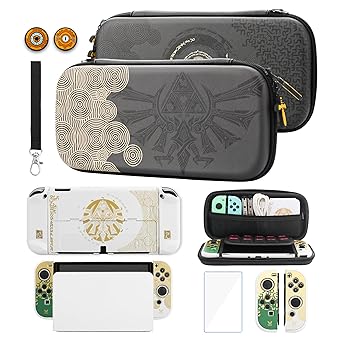 GLDRAM Switch Carrying Case for Zelda Portable Accessories Kit GLDRAM Switch Carrying Case for Zelda Portable Accessories Kit