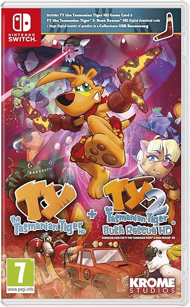 Krome Studios TY Tasmanian Tiger HD and Bush Rescue HD Bundle Switch Krome Studios TY Tasmanian Tiger HD and Bush Rescue HD Bundle Switch
