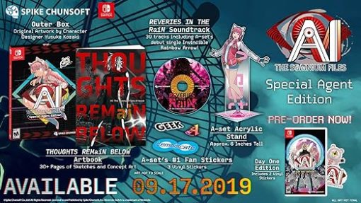 AI The Somnium Files Limited Edition for Nintendo Switch Console