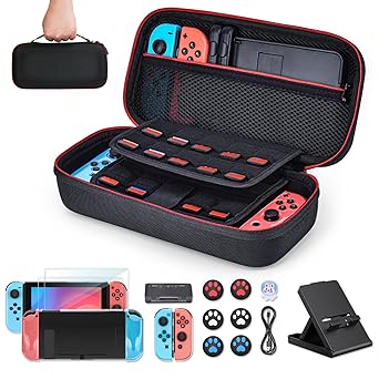 Younik Switch Carrying Case 16 in 1 Accessories for Nintendo Switch Younik Switch Carrying Case 16 in 1 Accessories for Nintendo Switch