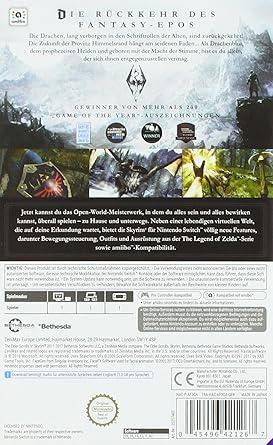 Elder Scrolls V Skyrim for Nintendo Switch Standard Edition Game 2 Elder Scrolls V Skyrim for Nintendo Switch Standard Edition Game - Image 2