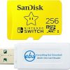 SanDisk 256GB MicroSDXC Card for Nintendo Switch OLED Model Bundle