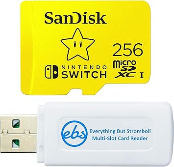 SanDisk 256GB MicroSDXC Card for Nintendo Switch OLED Model Bundle SanDisk 256GB MicroSDXC Card for Nintendo Switch OLED Model Bundle