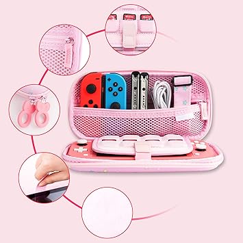 Cute Unicorn Nintendo Switch Lite Carrying Case with Accessories 2 Cute Unicorn Nintendo Switch Lite Carrying Case with Accessories - Image 2