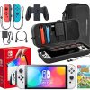 Nintendo Switch OLED Animal Crossing Bundle with Extra Joy-Cons and Case 3 Nintendo Switch OLED Animal Crossing Bundle with Extra Joy-Cons and Case 3