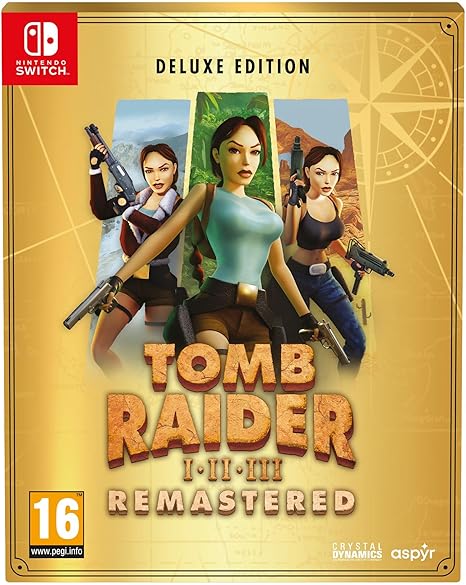 Tomb Raider 1-3 Remastered – Deluxe Edition for Nintendo Switch Tomb Raider 1-3 Remastered - Deluxe Edition for Nintendo Switch