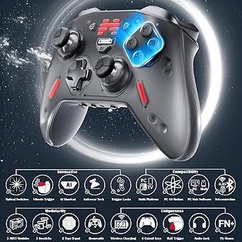 Zeus 2 Elite Wireless Controller for PC Steam Deck Android Switch 2 Zeus 2 Elite Wireless Controller for PC Steam Deck Android Switch - Image 2