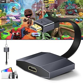 4K Game Console Upscaler for Nintendo Switch, Xbox, and More 4K Game Console Upscaler for Nintendo Switch, Xbox, and More