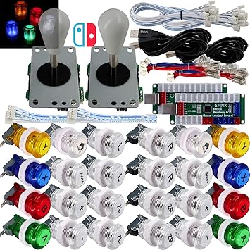 SJX Arcade Game LED Controller Lamp USB Encoder for 2 Players SJX Arcade Game LED Controller Lamp USB Encoder for 2 Players