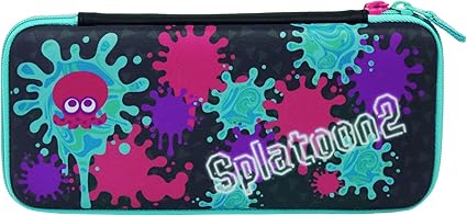 Hori Splatoon 2 Hard Pouch for Nintendo Switch by Nintendo Licensed 2 Hori Splatoon 2 Hard Pouch for Nintendo Switch by Nintendo Licensed - Image 2