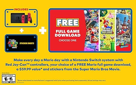 Nintendo Switch Mario Choose Your Favorite Bundle Today 2 Nintendo Switch Mario Choose Your Favorite Bundle Today - Image 2