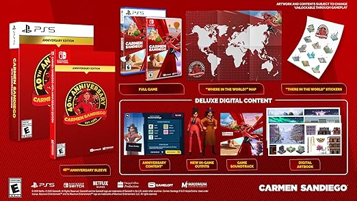 Carmen Sandiego 40th Anniversary Edition for Nintendo Switch 2 Carmen Sandiego 40th Anniversary Edition for Nintendo Switch - Image 2
