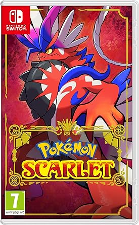 Nintendo Switch Pokemon Scarlet Video Game European Version Nintendo Switch Pokemon Scarlet Video Game European Version