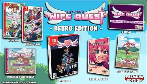 Wife Quest Retro Edition Premium Game for Nintendo Switch