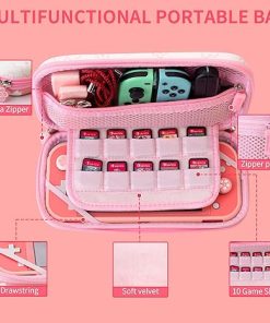GLDRAM Nintendo Switch Lite Accessories with Carrying Case and Card Slots 2 GLDRAM Nintendo Switch Lite Accessories with Carrying Case and Card Slots 2