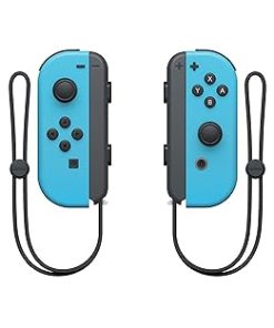 Nintendo Joy-Con Left Right Pair Neon Blue Controller 2 Nintendo Joy-Con Left Right Pair Neon Blue Controller 2