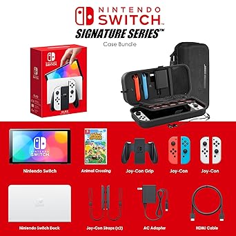 Nintendo Switch OLED Model Animal Crossing Bundle with Extras 2 Nintendo Switch OLED Model Animal Crossing Bundle with Extras - Image 2