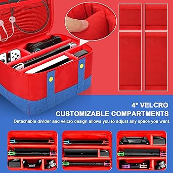 Portable Waterproof Carry Case for Nintendo Switch Lite Travel Bag 2 Portable Waterproof Carry Case for Nintendo Switch Lite Travel Bag - Image 2