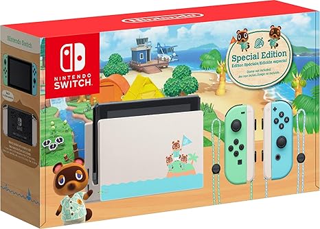 Nintendo Switch Animal Crossing Bundle with 256GB Micro SD Card Nintendo Switch Animal Crossing Bundle with 256GB Micro SD Card