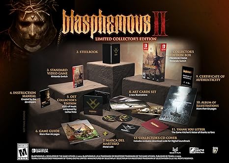 Blasphemous II Limited Collector’s Edition for Nintendo Switch 2 Blasphemous II Limited Collector's Edition for Nintendo Switch - Image 2