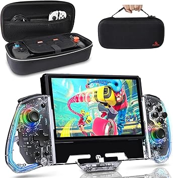NexiGo Switch Accessories Kit Gripcon Gen 2 No Deadzone and Storage NexiGo Switch Accessories Kit Gripcon Gen 2 No Deadzone and Storage