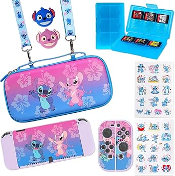 Nintendo Switch OLED Carrying Case and 10 in 1 Accessories Bundle Nintendo Switch OLED Carrying Case and 10 in 1 Accessories Bundle
