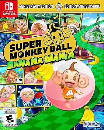 Super Monkey Ball Banana Mania Anniversary Edition for Nintendo Switch Super Monkey Ball Banana Mania Anniversary Edition for Nintendo Switch
