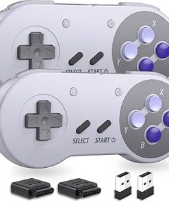 Wireless SNES Controller Compatible with Switch PC Mac Android 2 Pack Wireless SNES Controller Compatible with Switch PC Mac Android 2 Pack