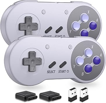 Wireless SNES Controller Compatible with Switch PC Mac Android 2 Pack Wireless SNES Controller Compatible with Switch PC Mac Android 2 Pack