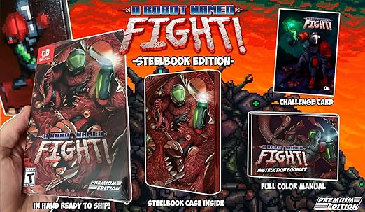 A Robot Named Fight Steelbook Edition for Nintendo Switch 2 A Robot Named Fight Steelbook Edition for Nintendo Switch - Image 2