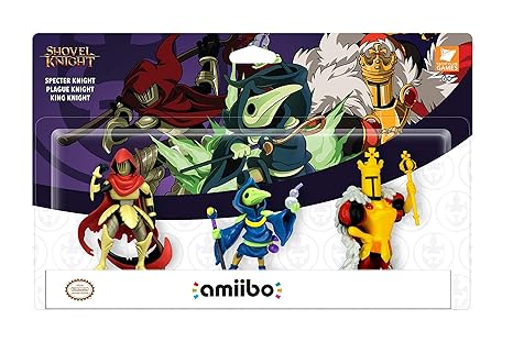 Shovel Knight Treasure Trove Amiibo 3 Pack for Nintendo Switch Shovel Knight Treasure Trove Amiibo 3 Pack for Nintendo Switch