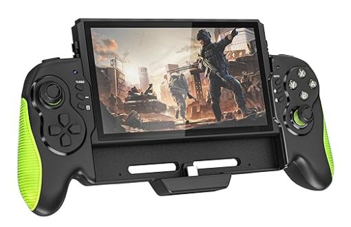 Hawksbill Nintendo Switch OLED Handheld Controller with Turbo Function