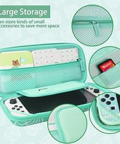 TIKOdirect Case for Nintendo Switch OLED with Thumb Grips and Protectors 2